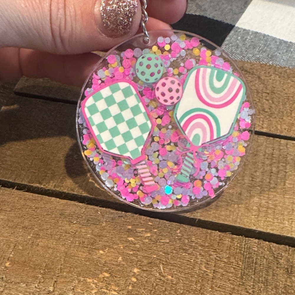 Colorful Keychain with Fun Patterns